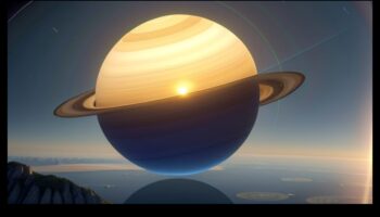 الأناقة المخسوفة: النداء الجمالي للأجرام السماوية في الفضاء الخارجي