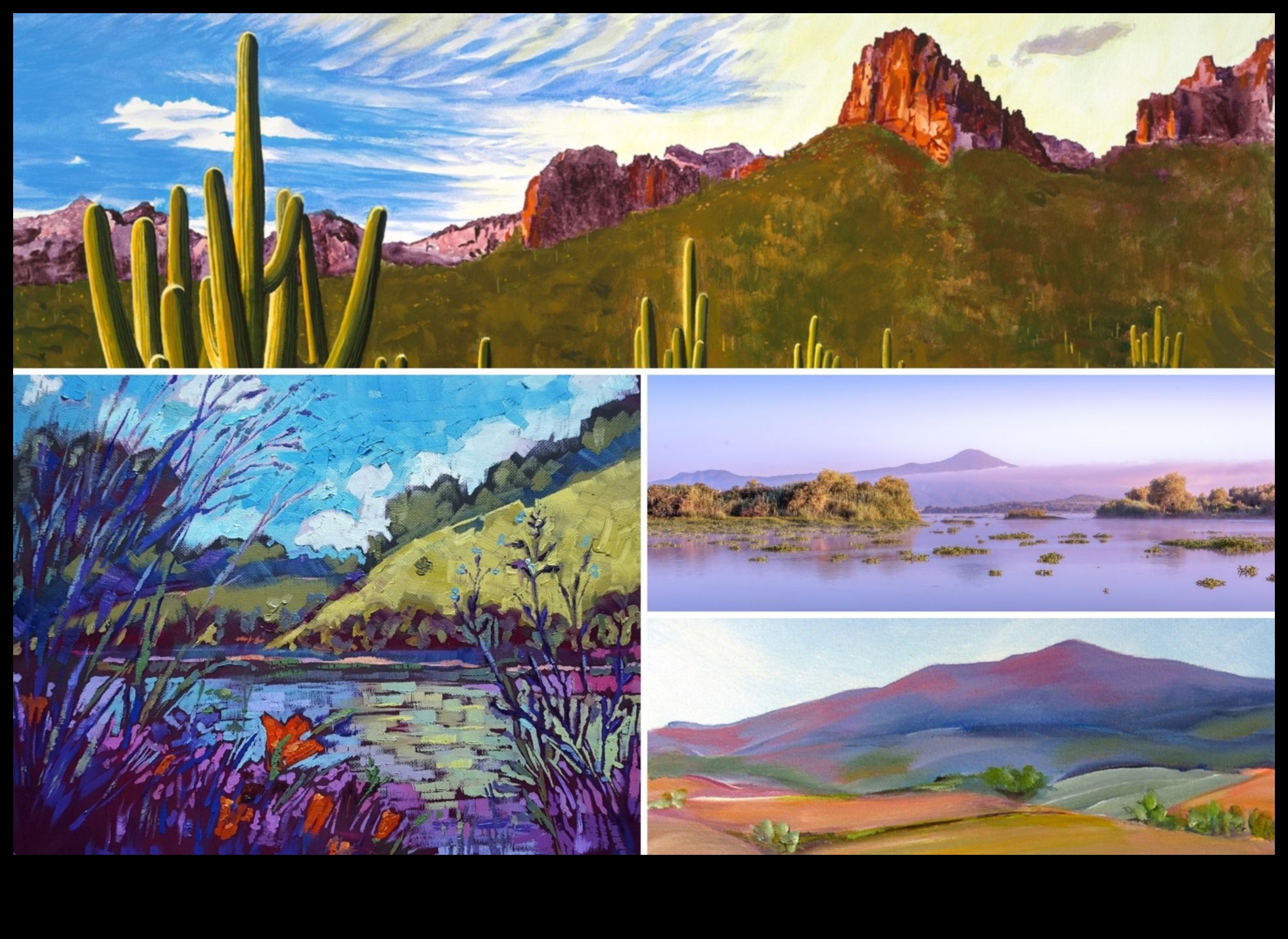 العوالم المجردة: التنقل في المناظر الطبيعية الخيالية للفن