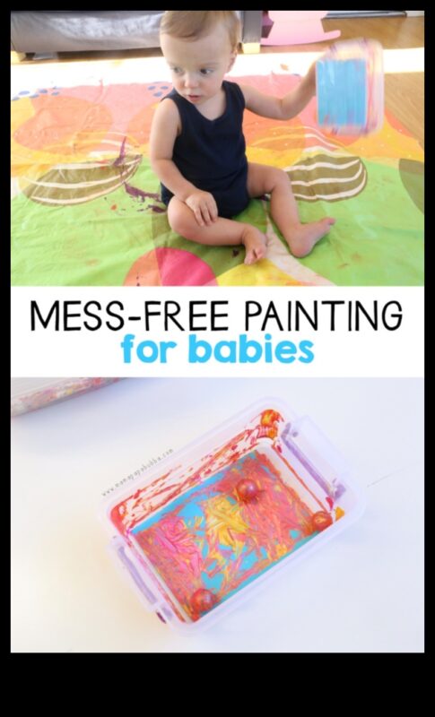 طلاء رخامي بدون فوضى: إبداعات يدوية للأطفال بدون فوضى