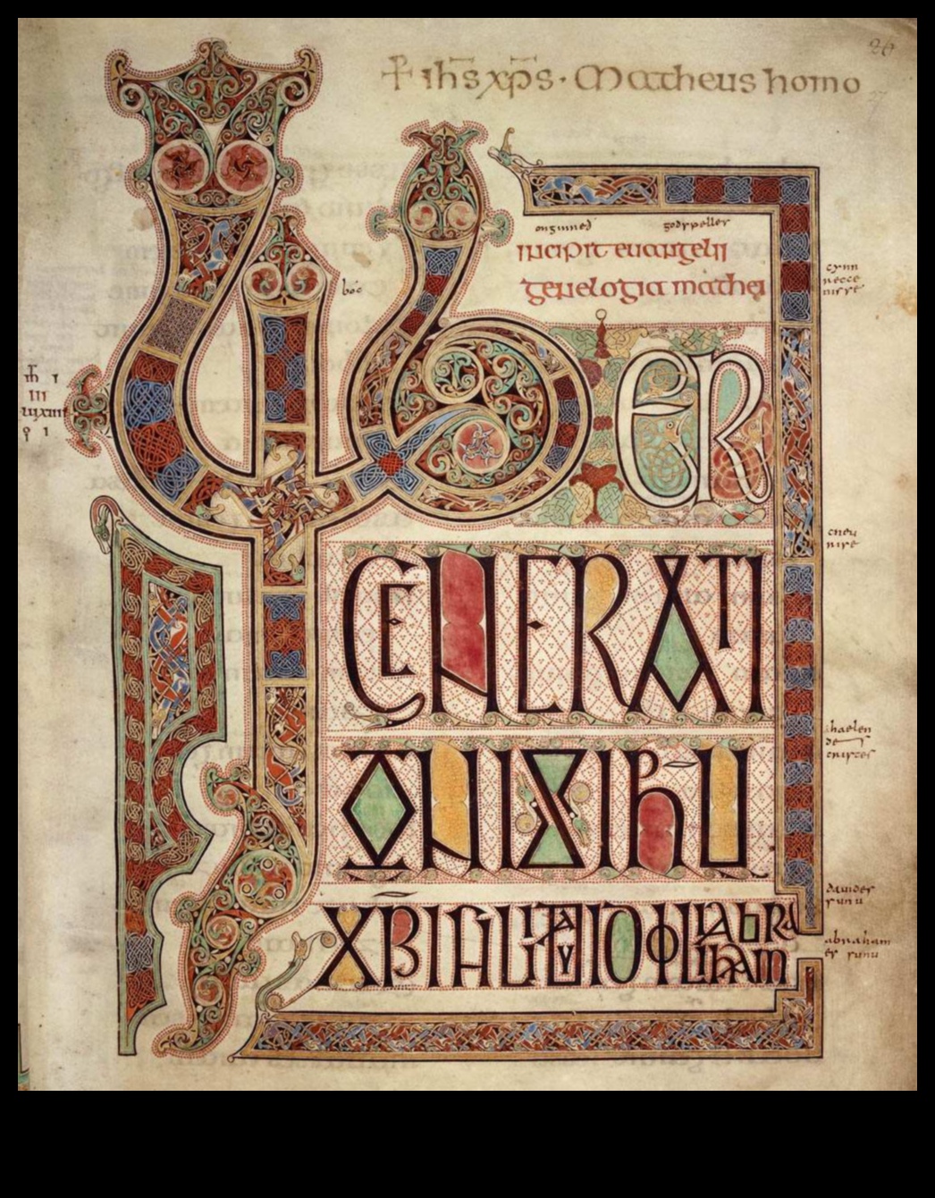 زخارف العصور الوسطى: الرمزية الفنية في زخارف المخطوطات