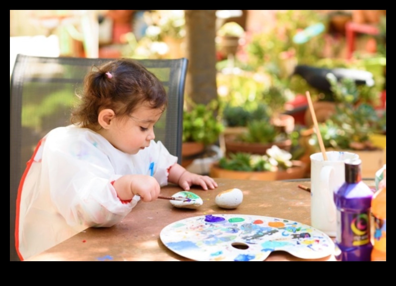 فرشاة الرسم المرحة: رعاية الإبداع لدى الطفل